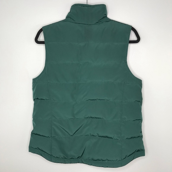 Talbots Green Puffer Vest Sz S - Picture 2 of 10